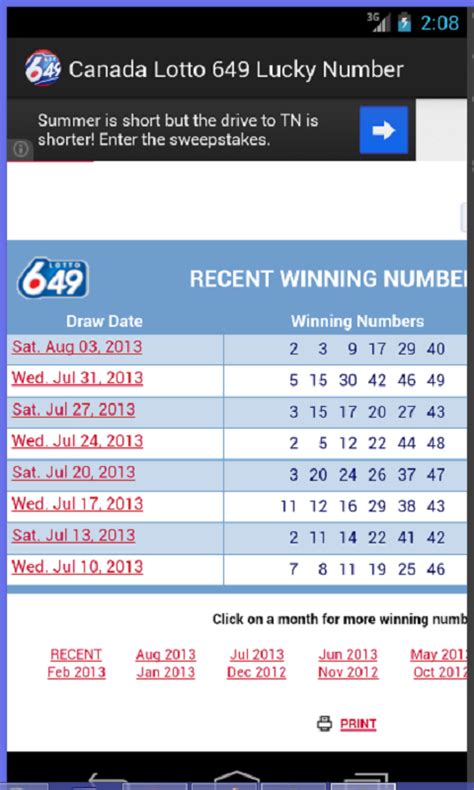 most paired 649 numbers last 6 month.